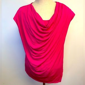 Plus Size Lane Bryant Pink Drape Top 18/20